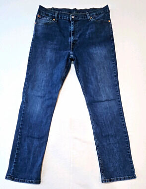 Levi's 511 Men’s Blue Dark Wash Slim Straight Stretch Denim Jeans 38x32